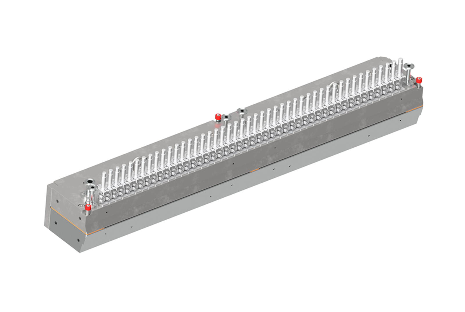 Slot Die with manual T-bar adjustment via micrometer screws